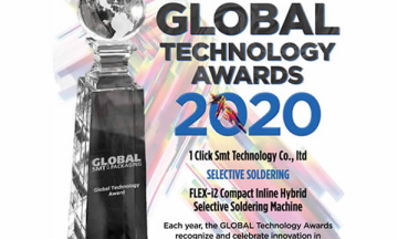Congratulations to 1CLICKSMT winning Global Technology Award in selective soldering machine category